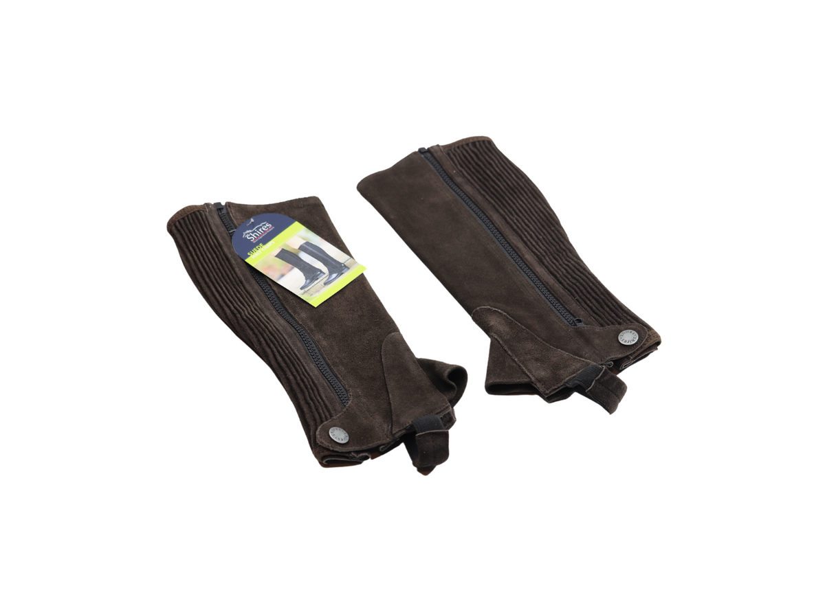 Chaps D'équitation Shires En Daim – Neufs, Taille Unique