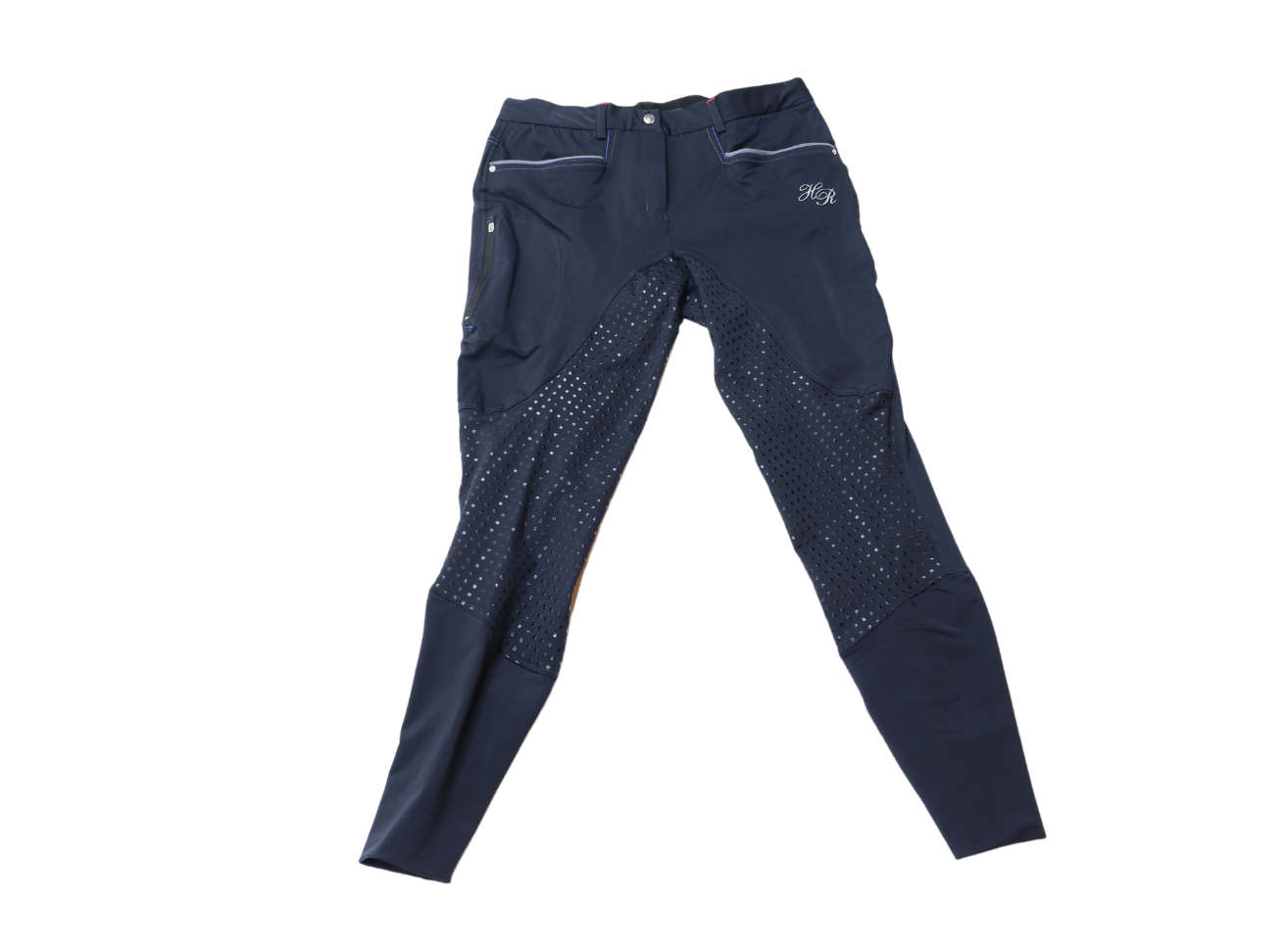 Navy Fouganza Full Seat Gummy Breeches