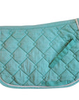 Turquoise pony saddle pad