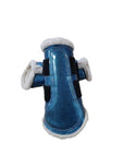 Guêtre bleu paillette medium