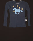 Navy Irideon Long Sleeves Shirt Child M