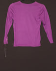 Chandail Manches Longues Iridéon Mauve Enfant M