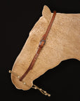 Muserolle Western Rawhide avec Noeuds