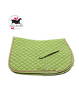 Shedrow lime green saddle pad Full