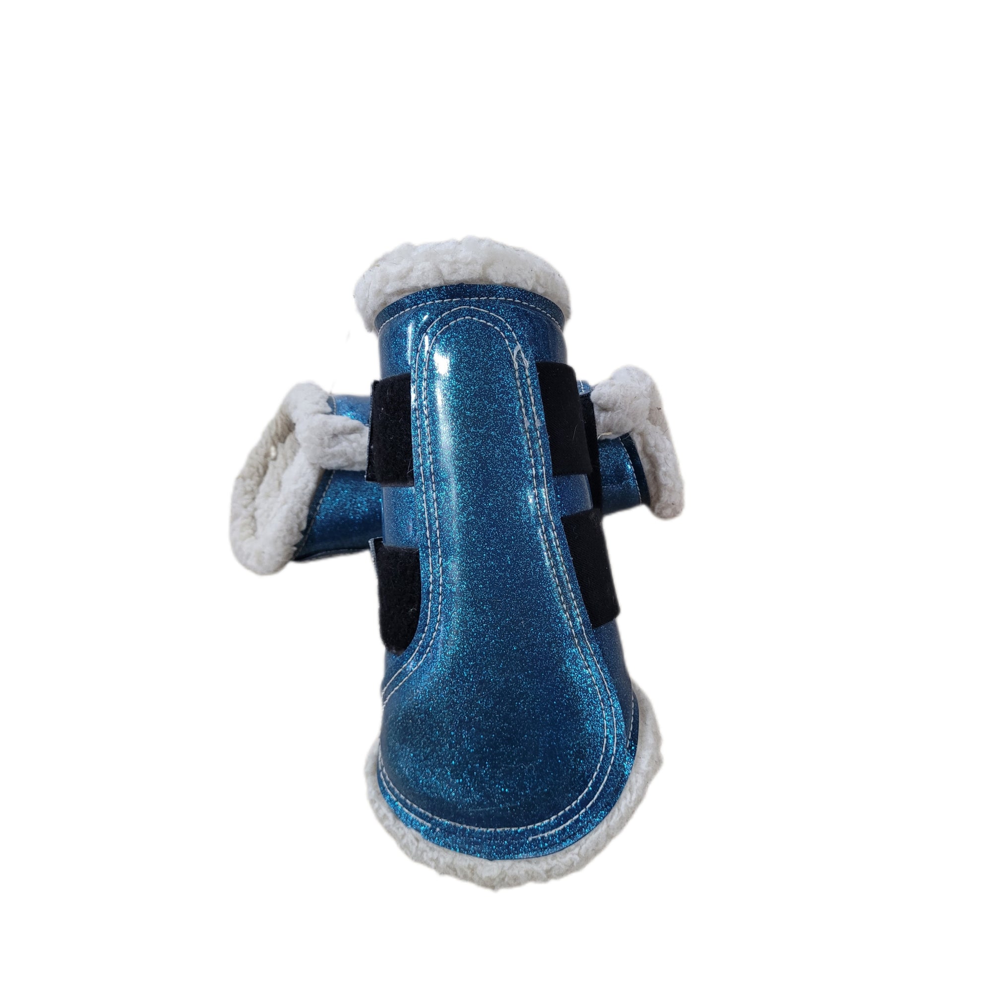 Guêtre bleu paillette medium