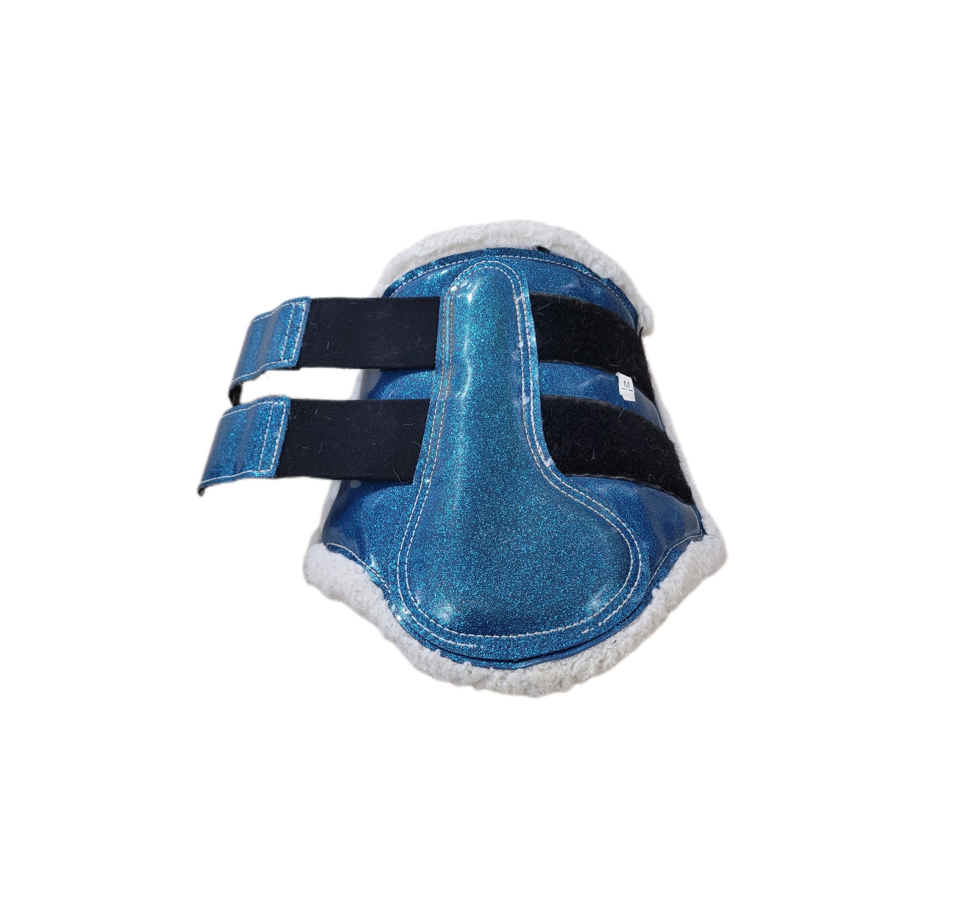 Guêtre bleu paillette medium